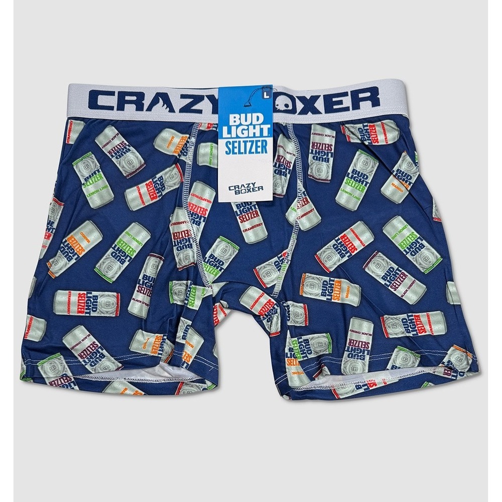 Crazy Boxer Briefs / Underwear - NWT Mens Large (36-38) Bud Light - #49718-M2